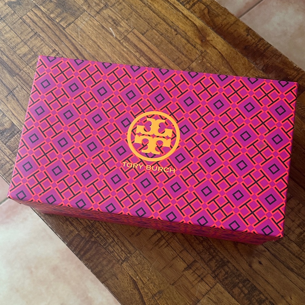 Tory Burch Pink and Orange Geometric Box